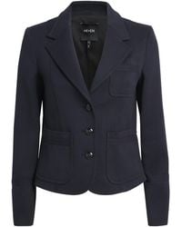 ME+EM - Cotton-Blend Herringbone Cropped Jacket - Lyst