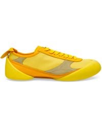 McQueen - Leather Flexion Sneakers - Lyst
