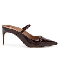 Malone Souliers - Patent Leather Leopard Aurora Heeled Mules 70 - Lyst