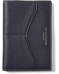 Aspinal of London - Leather Hudson Passport Cover - Lyst