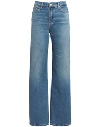 7 For All Mankind - Lotta High-Rise Wide-Leg Jeans - Lyst