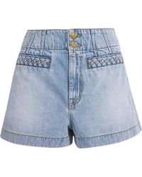 Zimmermann - Denim Lucky Shorts - Lyst