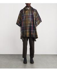 Barbour - Tartan Showerproof Poncho - Lyst