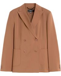 Weekend by Maxmara - Virgin Wool Double-Breasted Blazer - Lyst