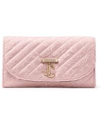 Jimmy Choo - Leather Curve Chain Wallet - Lyst