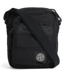 Stone Island - Coated-Nylon Logo Cross-Body Bag - Lyst