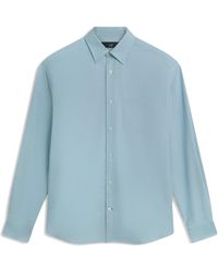 dunhill - Cotton-Cashmere Oxford Shirt - Lyst