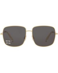 Celine - Rhinestone Triomphe Sunglasses - Lyst