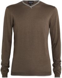 Giorgio Armani - Cashmere-silk Blend Sweater - Lyst