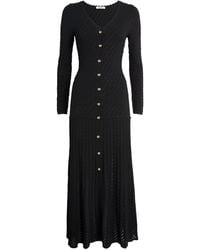 Sandro - Knit V-Neck Midi Dress - Lyst
