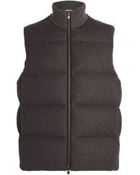Agnona - Wool-Blend Padded Gilet - Lyst