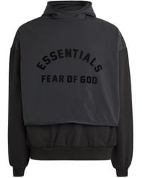 Fear Of God - Double-layer Logo Hoodie - Lyst