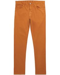 Isaia - Stretch Cotton-Cashmere Slim Jeans - Lyst