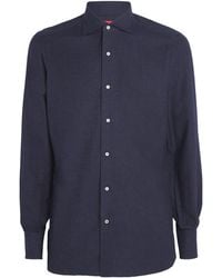 Isaia - Cotton-Cashmere Jersey Shirt - Lyst