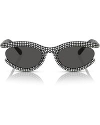 Swarovski - Oval Sk6006 Sunglasses - Lyst