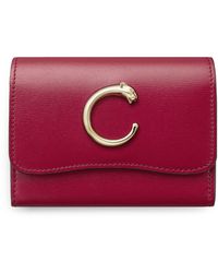 Cartier - Calfskin Panthère De Mini Wallet - Lyst