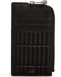 Dunhill - Leather Rollagas Zipped Card Holder - Lyst