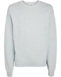 FRAME - Cotton-Silk Crew-Neck Sweater - Lyst
