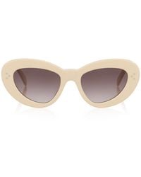 Celine - Oversized Cat Eye 3 Dots Sunglasses - Lyst