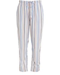Hanro - Cotton Striped Pyjama Trousers - Lyst