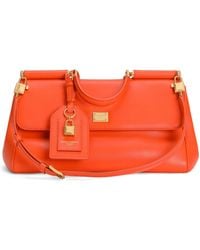 Dolce & Gabbana - Leather My Sicily Top-Handle Bag - Lyst