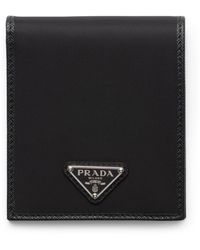 Prada - Re-nylon Saffiano Wallet - Lyst