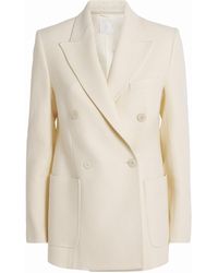 Eleventy - Wool Double-Breasted Blazer - Lyst