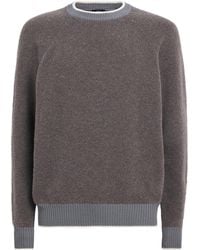 Herno - Wool-Blend Crew-Neck Sweater - Lyst