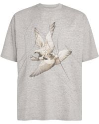 Maison Margiela - Cotton Creased Bird T-Shirt - Lyst