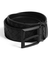 Bottega Veneta - Leather Intrecciato Piccolo Belt - Lyst