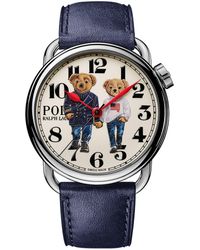 Polo Ralph Lauren - Stainless Steel Ralph And Ricky Bear Watch 38mm - Lyst
