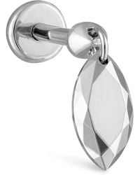 Maria Tash - Faceted Marquise Threaded Charm Single Earring - Lyst