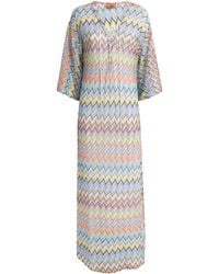 Missoni - Zigzag Kaftan Maxi Dress - Lyst