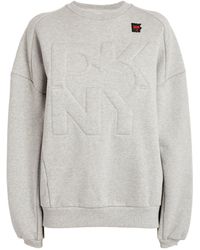 DKNY - Cotton Logo Sweatshirt - Lyst