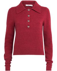 Safiyaa - Wool-Cashmere Polo Sweater - Lyst