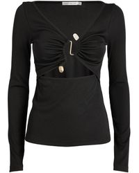 Christopher Esber - Ribbed Callisto Cut-out Top - Lyst