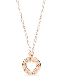 Pomellato - Rose And Diamond Iconica Fancy Reversible Necklace - Lyst