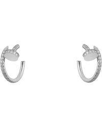 Cartier - And Diamond Juste Un Clou Earrings - Lyst