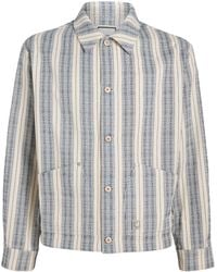WOOYOUNGMI - Cotton Textured Stripe Shirt - Lyst