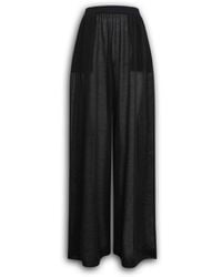 Alaïa - Linen-Silk Wide-Leg Trousers - Lyst