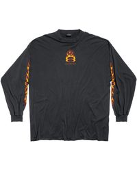 Balenciaga Soccer Long-sleeve T-shirt in Blue for Men | Lyst Balenciaga Soccer Long-sleeve T-shirt in Blue for Men | Lyst