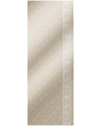 Max Mara - Wool-Silk-Linen Monogram Stole Scarf - Lyst