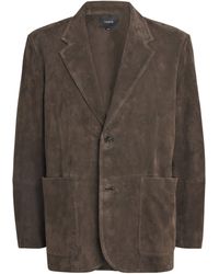 Vince - Suede Blazer - Lyst