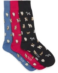 Paul Smith - Cotton-Blend Kyoto Dog Socks - Lyst