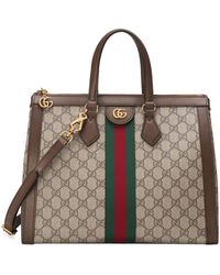 Gucci - Medium Ophidia Gg Top Handle Bag - Lyst