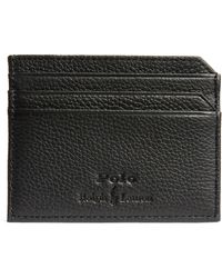 Polo Ralph Lauren - Leather Logo Card Holder - Lyst