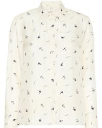 Weekend by Maxmara - Silk Printed Shirt - Lyst