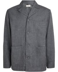 Officine Generale - Wool-Silk-Linen Sheldon Jacket - Lyst