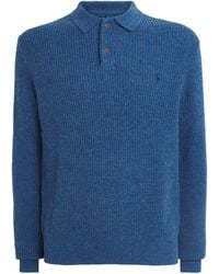 Ralph Lauren - Wool-Cotton Polo Sweater - Lyst