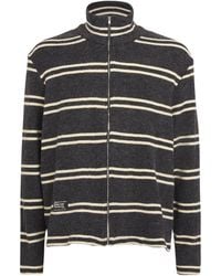 Song For The Mute - Funnel-Neck Zip-Up Cardigan - Lyst